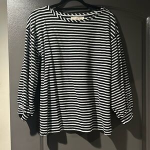 LOFT crushed velvet top